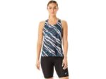Asics camiseta sin mangas actibreeze ventilación noche pino aterciopelado