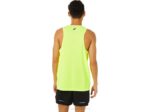 Asics camiseta sin mangas amarilla de seguridad para hombre - Image 2