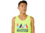 Asics camiseta sin mangas amarilla de seguridad para hombre - Image 4
