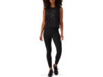 Asics camiseta sin mangas brillo espiral mujer negro - Image 3
