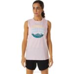 Asics Camiseta Sin Mangas de Montaña Mujer Sal Rosa Aventura y Comodidad