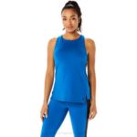 Asics camiseta sin mangas fit sana mujer color lago