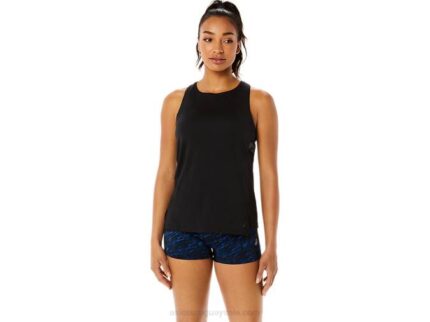 Asics camiseta sin mangas fit sana mujer negro rendimiento