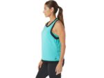 Asics camiseta sin mangas mujer malla cristal marino trendy - Image 3