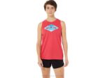 Asics camiseta sin mangas mujer pixel rosa estilo y comodidad