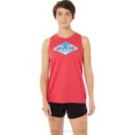 Asics camiseta sin mangas mujer pixel rosa estilo y comodidad