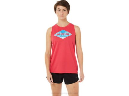 Asics camiseta sin mangas mujer pixel rosa estilo y comodidad