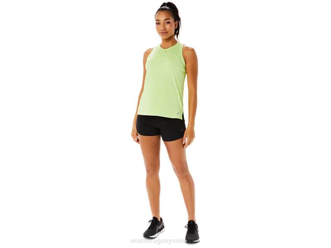 Asics camiseta sin mangas pr lyte run mujer verde lima estilo y comodidad - Image 4