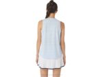 Asics camiseta sin mangas rayas cielo suave estilo moderno - Image 2
