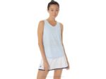 Asics camiseta sin mangas rayas cielo suave estilo moderno