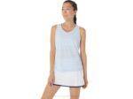 Asics camiseta sin mangas rayas cielo suave estilo moderno - Image 3