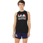 Asics camiseta sin mangas rendimiento negra para mujer 2LVJ3616