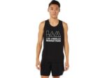 Asics camiseta sin mangas rendimiento negro para hombre