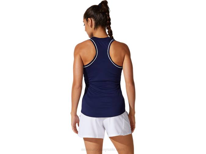 Asics camiseta sin mangas ribetes color vibrante para mujer - Image 2