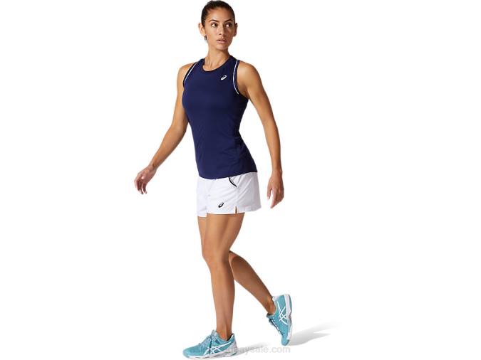 Asics camiseta sin mangas ribetes color vibrante para mujer - Image 4
