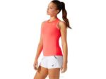 Asics camiseta sin mangas ribetes mujer diva rosa trendy - Image 3