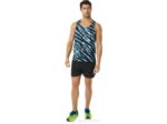 Asics camiseta ventilada actibreeze hombre azul celeste negro rendimiento alto - Image 4