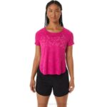Asics camiseta ventilate actibreeze mujer delirio rosa cómoda y fresca