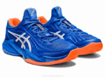 Asics cancha ff 3 novak arcilla atún azul y blanco - Image 2