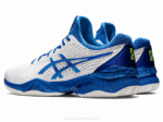 Asics cancha ff novak arcilla zapato blanco azul - Image 3