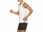 Asics carrera femenina sin mangas blanco brillante estilo y comodidad - Image 2