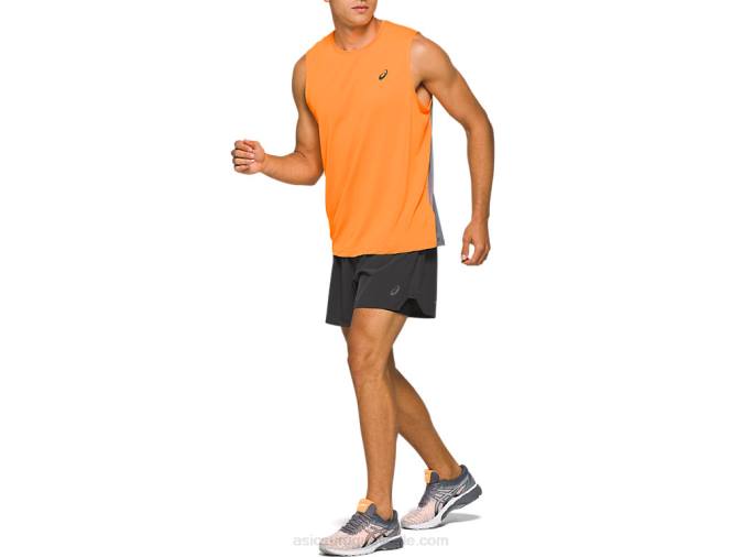 Asics carretera hombre 2 en 1 cortos gris grafito ligeros y cómodos - Image 3