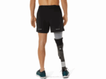 Asics carretera hombre short 2n1 5 pulgadas rendimiento negro - Image 2