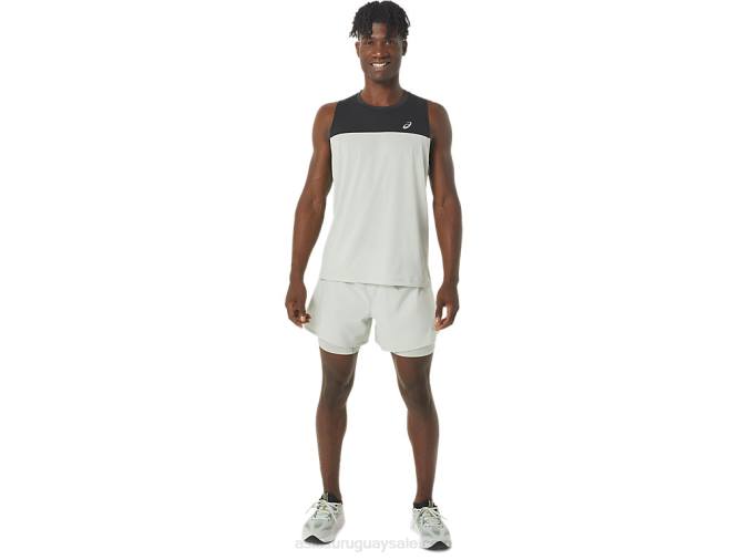Asics carretera hombre short 2n1 5in salvia ligera deportiva - Image 6
