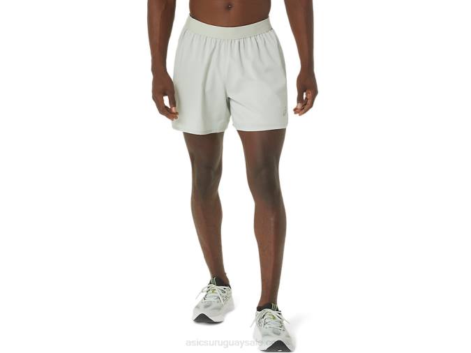Asics carretera hombre short 2n1 5in salvia ligera deportiva - Image 1