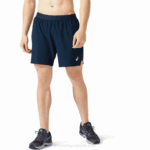 Asics carretera hombre short 2n1 7in azul francés deportivo