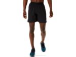 Asics carretera hombre short 2n1 7in negro gris rendimiento