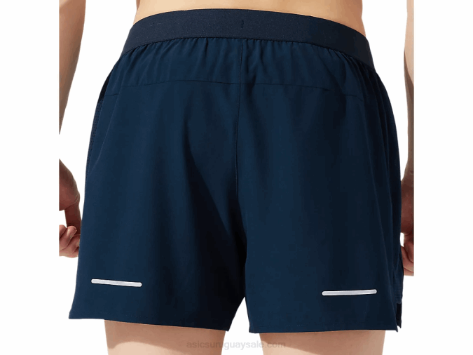 Asics carretera hombre short 2n1 azul francés estilo y comodidad - Image 4