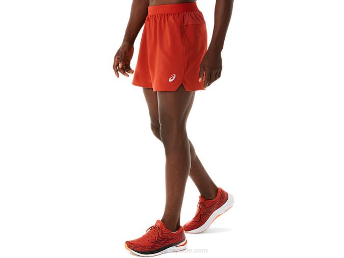 Asics carretera hombre short 5in latte especias cómodo y ligero - Image 3