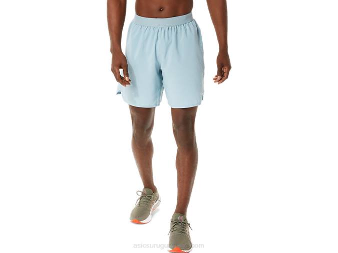 Asics carretera hombre shorts 7in acero ligero estilo y confort - Image 1