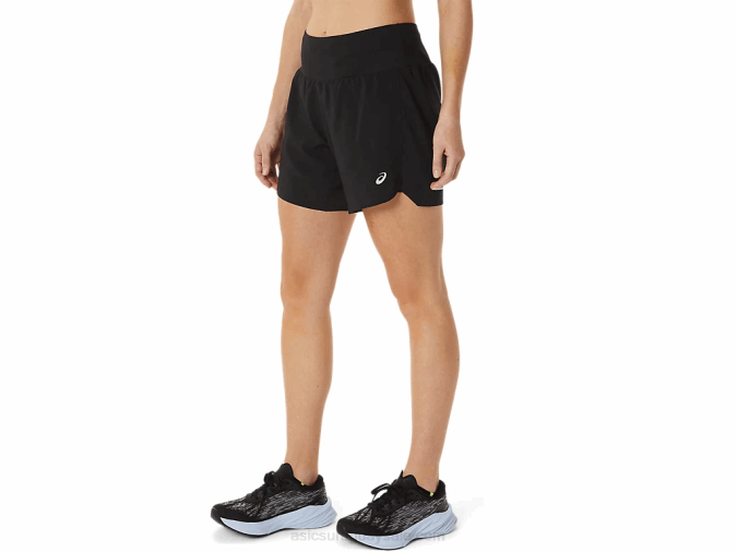 Asics carretera mujer 2 en 1 cortos rendimiento negro - Image 3