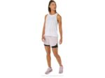 Asics carretera mujer 2n1 short rosa claro rendimiento - Image 4