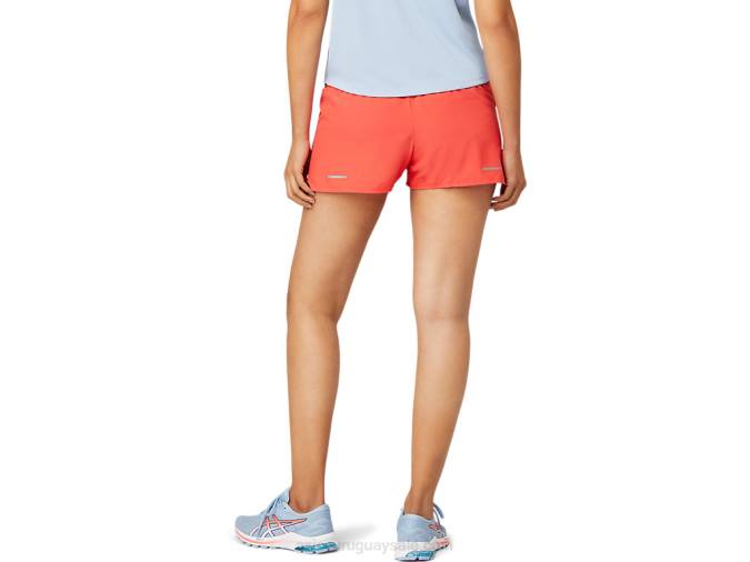 Asics Carretera Mujer Corto 35in Toronja Rosa Deportivo - Image 2