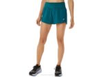 Asics carretera mujer cortos 35in terciopelo pino elegante