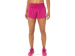 Asics carretera mujer short 3.5in rojo fucsia moderno