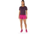 Asics carretera mujer short 3.5in rojo fucsia moderno - Image 4