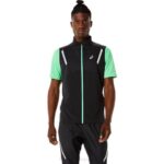 Asics chaleco rendimiento ligero hombre negro brezo