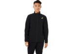 Asics chamarra elástica de rendimiento para hombre negra