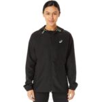 Asics chamarra plegable ligera mujer rendimiento negra