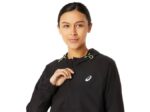Asics chamarra plegable ligera mujer rendimiento negra - Image 4
