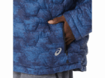 Asics Chaqueta Aislante Rendimiento Hombre Azul Estampado Teñido - Image 3