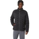Asics chaqueta aislante rendimiento hombre negro ultra cómodo