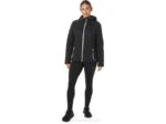Asics chaqueta de alto rendimiento para mujer negro cielo suave - Image 4