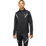 Asics chaqueta de invierno hombre rendimiento negro ligera