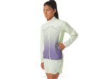 Asics chaqueta de mujer ligera susurro verde púrpura polvoriento - Image 3