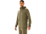 Asics chaqueta de punto jacquard verde actibreeze para hombre - Image 3